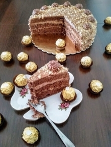 Torcik a la Ferrero Rocher