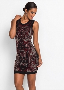 WIECZOROWA SUKIENKA ZE SZTRASAMI, sukienka na sylwestra 2019