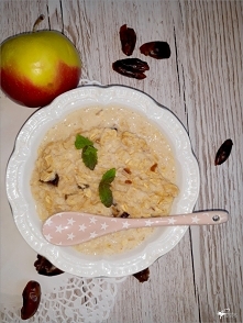 Szarlotkowa owsianka dosład...