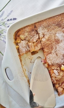 Pudding ze śliwkami

500 g śliwek- drobno pokrojonych i wypestkowanych
1 łyżeczka cynamonu
1 i 1/4 szklanki mleka
1/3 szklanki cukru + 1 łyżka
3 jajka
2/3 szklanki mąki
2 łyżki ...