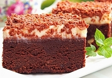 Brownie z kremem mascarpone...
