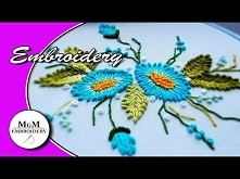 EMBROIDERY: FLOWERS for beginners || ВЫШИВКА: ЦВЕТОЧКИ для начинающих