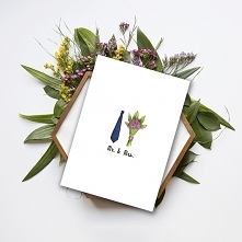 Kartka Ślubna "Mr&Mrs"