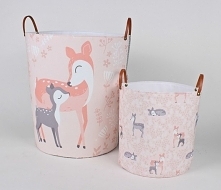 Komplet dwóch pojemników  w sarenki