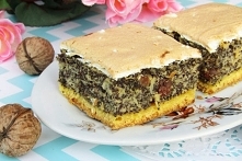 Makowiec japoński z pianką