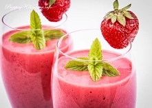 Koktajl z mrożonych truskawek