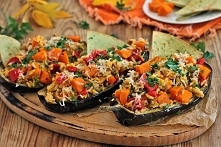 Bakłażan z dynią i ryżem