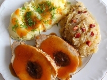 Pieczony Schab ze Śliwką