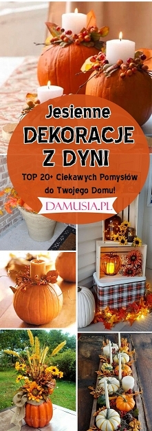 Jesienne Dekoracje z Dyni: TOP 20+ Pomysłów do Twojego Domu