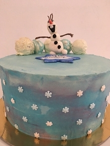 #frozen #olaf #tort #dekoracjatortu