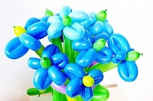 Instrukcja krok po korku jak zrobić kwiaty z balonów