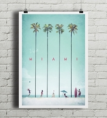 Miami - vintage plakat A3