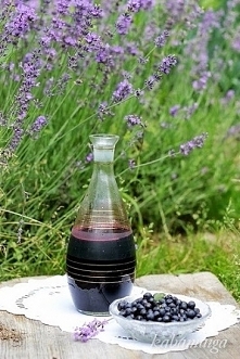 Syrop jagodowy z lawendą