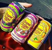 Żelki od chupa chups pozytywnie mnie zaskoczyły ale nie wiem czego spodziewać się po napojach. Dostępne w Japoniio smaku pomarańczy, truskawkowo-śmietanowy i winogronowy.