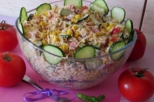 Sałatka z zupek chińskich