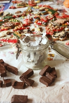 Czekoladowe karmelki toffi