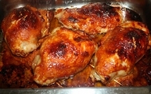 Faszerowane udka BBQ