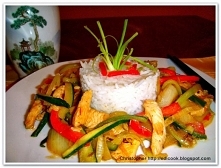 Indyk na sposób azjatycki.