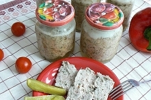 Kiełbasa słoikowa trzy gatunki mięsa