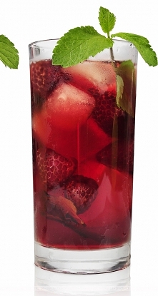 Kruszon z truskawkami i rabarbarem