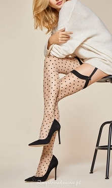 Pończochy w kropki ILUSION....