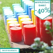 Wielka wyprzedaż świec -40% na sklep.bovem.eu. Zapraszamy!