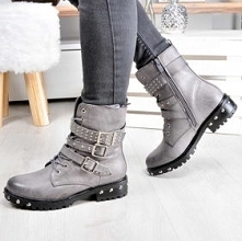 Botki z rockowym pazurem od Pantofelek24