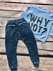 Spodnie dresowe ala jeans