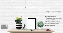 Lampa LED Prestige - najcieńsza lampa wisząca.