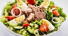 Sałatka z tuńczyka i jajka