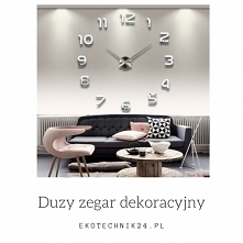 Duży zegar ścienny