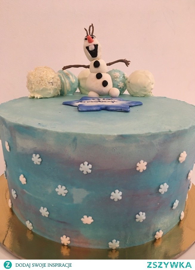 #frozen #olaf #tort #dekoracjatortu