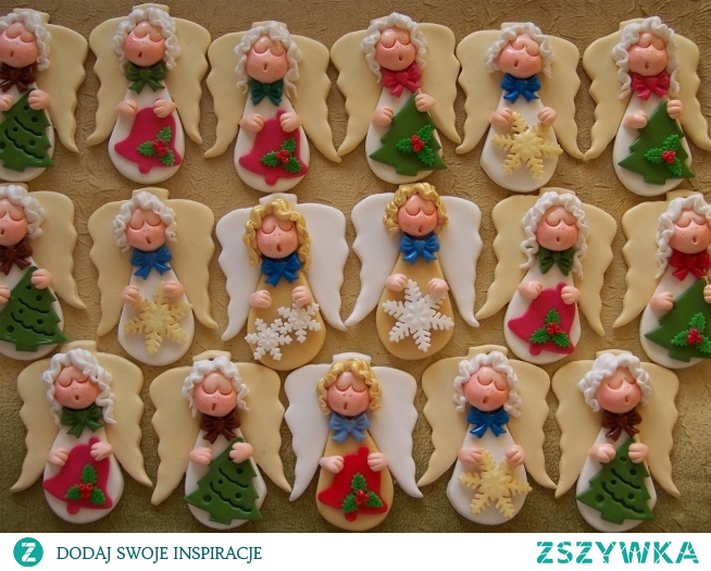 Aniołki na choinkę