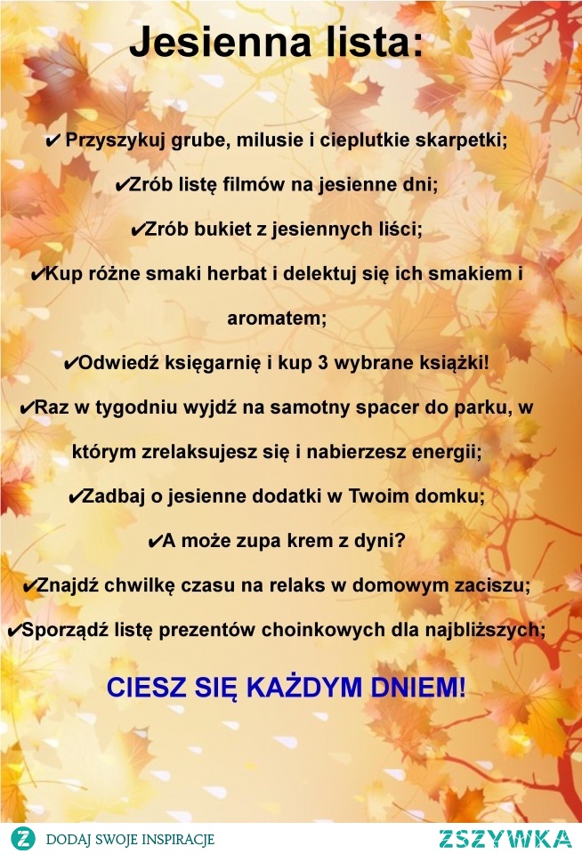 Jesień może być piękna!