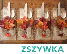 Jesienna dekoracja stołu