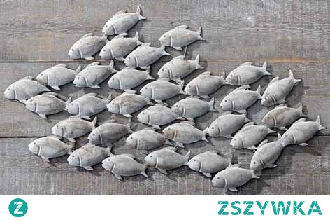 DEKORACJA ŚCIENNA "FISCH"OBRAZ RZEŹBA RELIF ORNAMENT