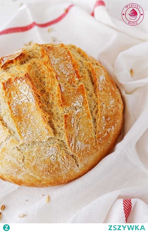 Prosty domowy chleb pszenny - Najlepszy przepis - Wypieki Beaty