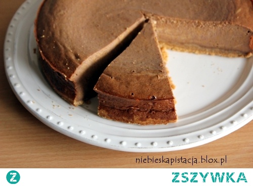 Sernik dyniowo-czekoladowy