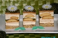 Pychotka orzechowa z masą śmietanowo kawową