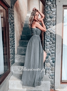 Piękna, szara maxi sukienka z kolekcji Illuminate <3
Idealna sukienka na studniówkę.