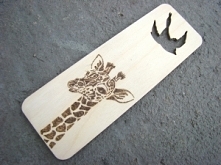 personalizowana zakładka do książki z żyrafą od IfGift