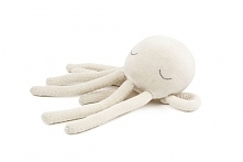 Ośmiorniczka przytulanka - kremowa