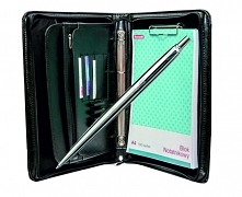 Prezent dla aktywnych. Personalizowana Aktówka formatu A4 wraz z długopisem Parker. Grawer na aktówce i na długopisie. Po więcej pisz: dekor@heven.pl