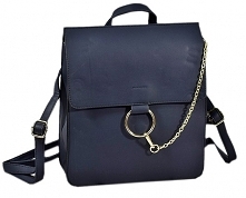 PLECAK damski PIERŚCIEŃ skórzany elegancki