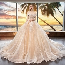 Bling Bling Szampan Suknie Ślubne 2019