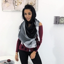 Chusta damska posrebrzana