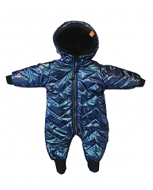 Kombinezon zimowy  granat - ściągacze