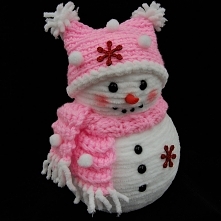 Bałwanek ręcznie robiony.

...