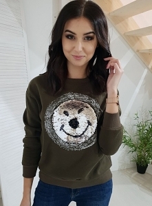 Ocieplana bluza SMILE khaki.
Ottanta - sklep online