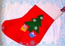 skarpeta z choinką